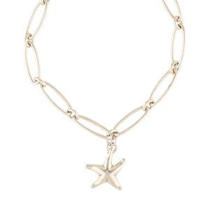 TIFFANY & CO.  STERLING SILVER 925 STARFISH CHARM BRACELET